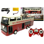 Diaľkovo ovládaný dvojpodlažný autobus R / C 2,4 G 1:18
